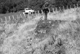 The remains of the rock dam at the Elysian site.